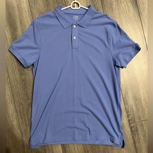 J. Crew Flex Pique Polo - L - Blue